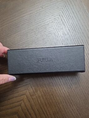 Furla Black Magnetic Sunglasses Case. Case Only No Sunnies